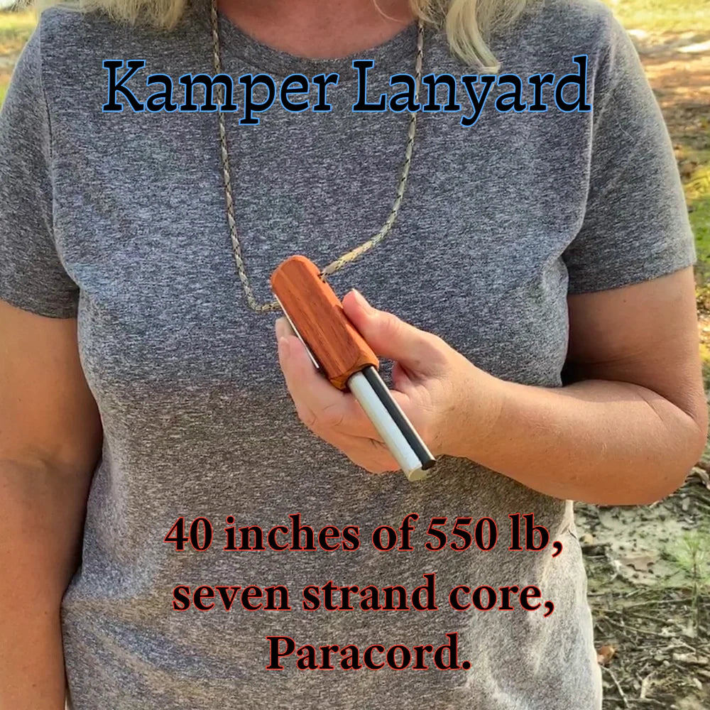 Fire-Fast Kamper Lanyard™ - Hands-Free Fire Starting for Camping
