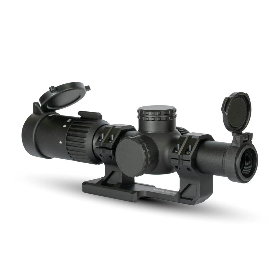 MON Banshee 1-4x20 LPVO Rifle Scope MX1 BLACK
