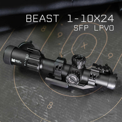 MON Beast 1-10x24 Second Focal Plane LPVO Series CM7