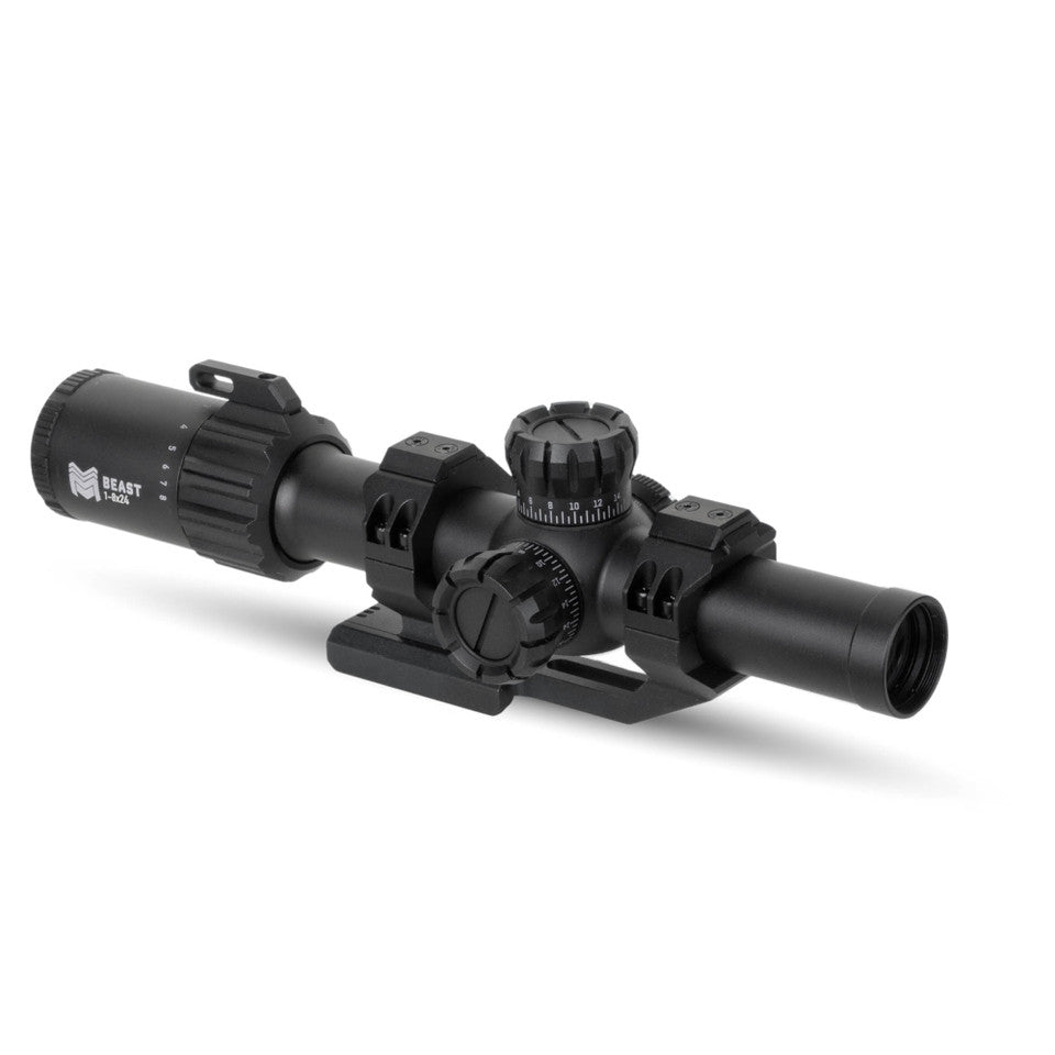 MON Beast 1-8x24 First Focal Plane LPVO Series Morpheus MIL
