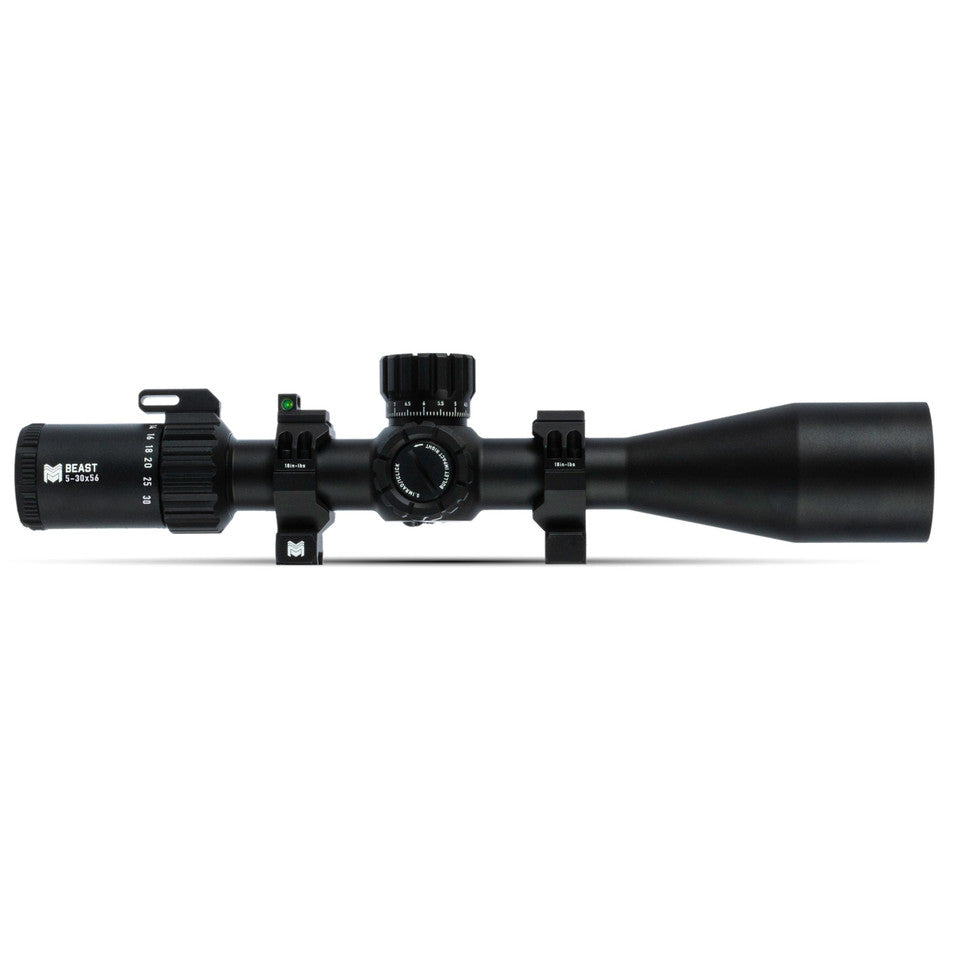 Monstrum Beast 5-30x56 FFP Rifle Scope with ED Glass Zero Stop CM6 — MOA