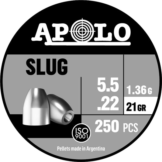 Apolo Domed  .22 Cal (5.5mm) 21 Grain (250-Count)