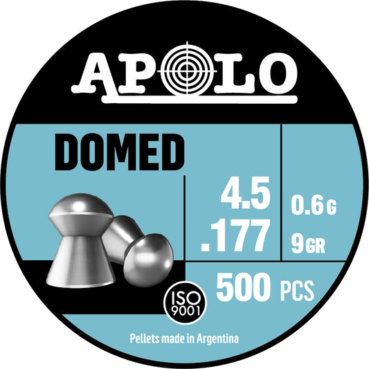 Apolo Domed — .177 Cal (4.5mm) 9 Grain (500-Count)