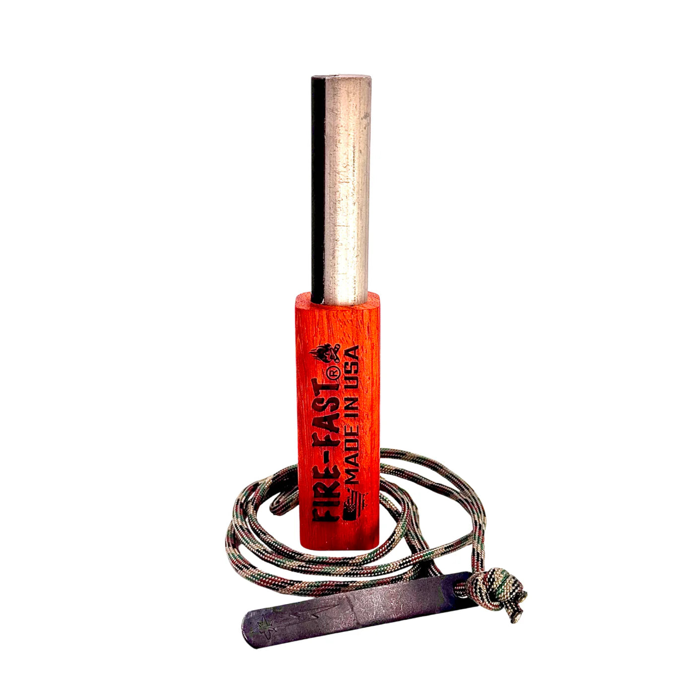 Fire-Fast Kamper Lanyard™ - Hands-Free Fire Starting for Camping