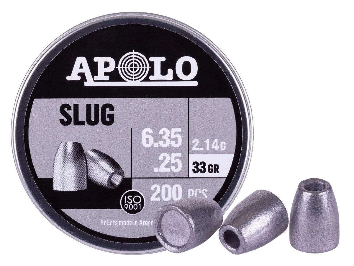 Apolo Slug — .25 Cal (6.35mm) 33 Grain Hollowpoint (200-Count)