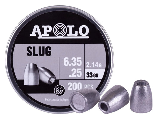 Apolo Slug — .25 Cal (6.35mm) 33 Grain Hollowpoint (200-Count)