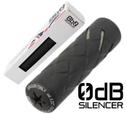 0dB Airgun Silencer 110C Black with 1/2″ UNF