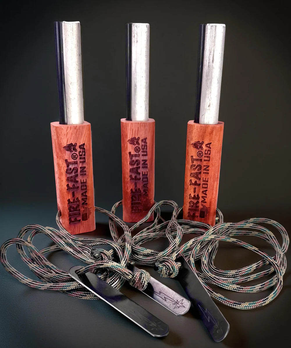 Kamper Trio™ Bundle - Three Wearable Fire Starters.
