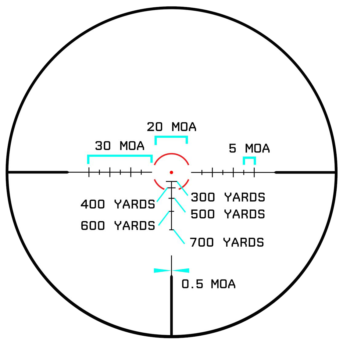 MON Banshee 2-10x30 SFP MPVO Rifle Scope BDC-B1