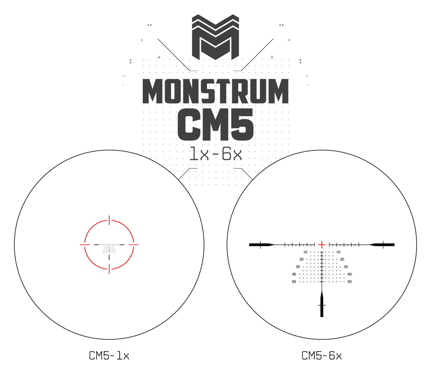 MON Beast 1-6x24 First Focal Plane LPVO Morpheus MOA