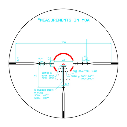 MON Beast 1-10x24 Second Focal Plane LPVO Series CM8