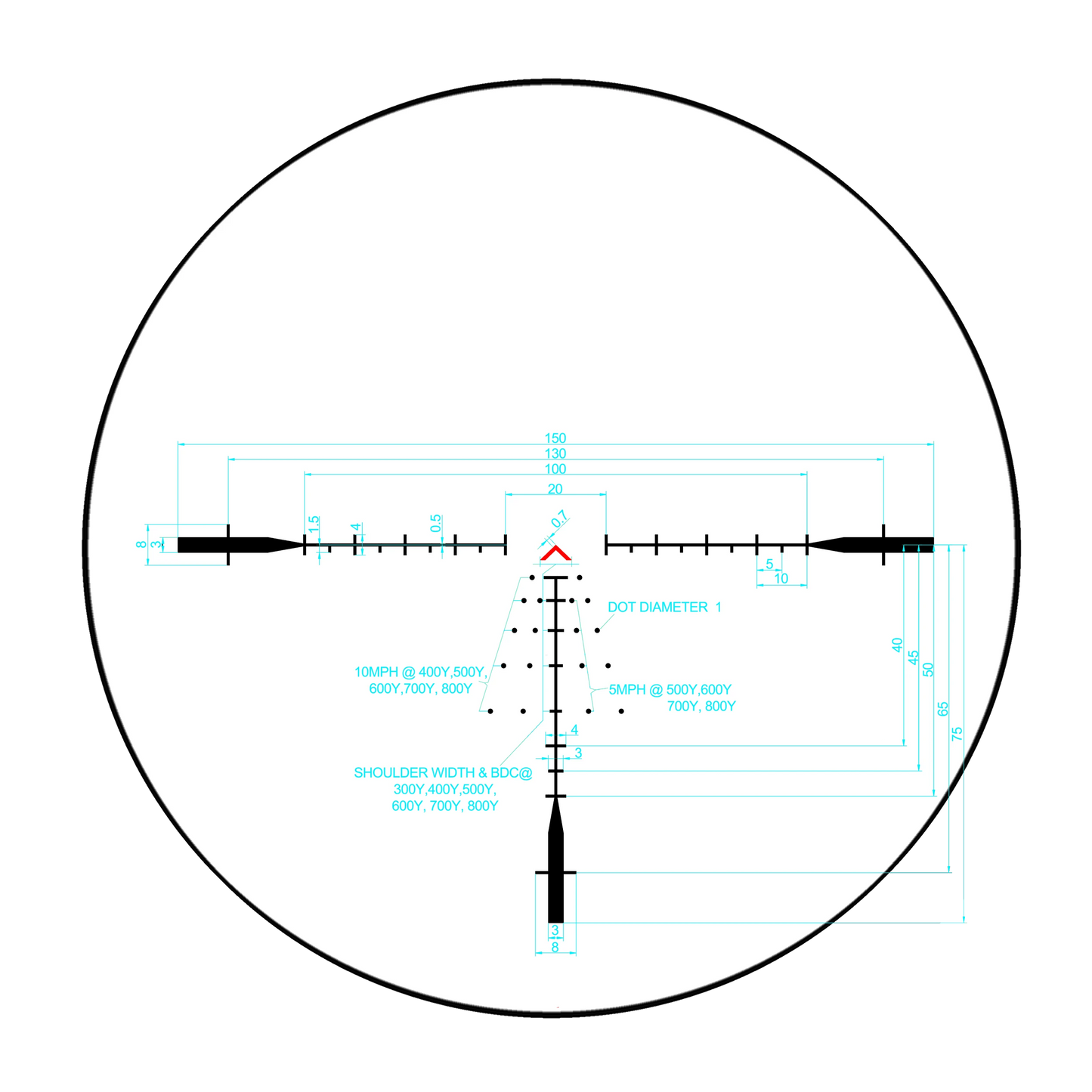 MON Archangel SE 1-6 Second Focal Plane LPVO CM9 MOA