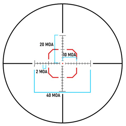 MON Banshee 1-8x24 LPVO Rifle Scope MX1 FDE